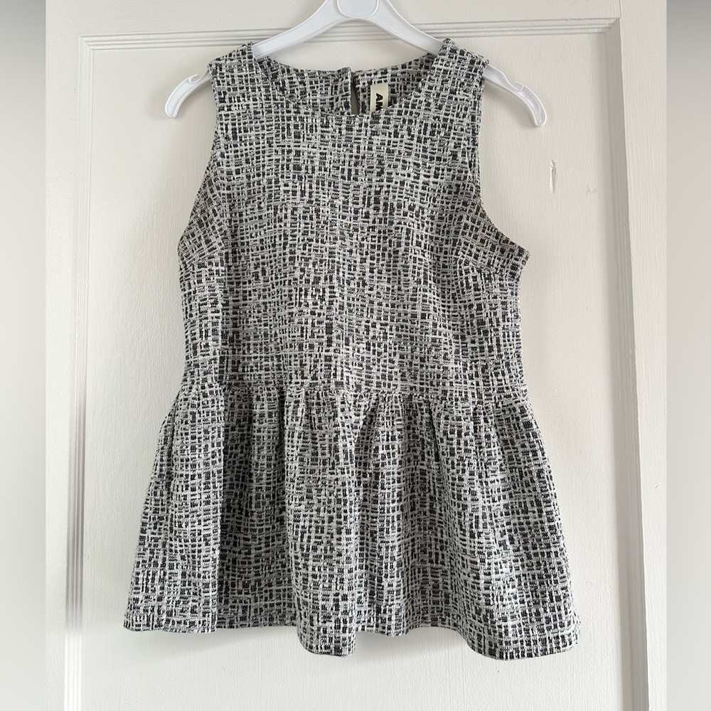 Amadi Grey Sleeveless Blouse